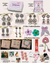 21-Piece Bow Design Exclusive Girls Accessory Gift Box with Jewelry, Clips & Polaroids