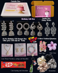 16 Pcs – Birthday WishSpecial Cute Flower Gift Hamper for Her | With Unique Festive Gift BoxPerfect forBirthday & Special Occasion Gifting