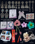 21-Piece Heart Design Exclusive Girls’ Accessory Gift Box with Jewelry, Clips & Polaroids