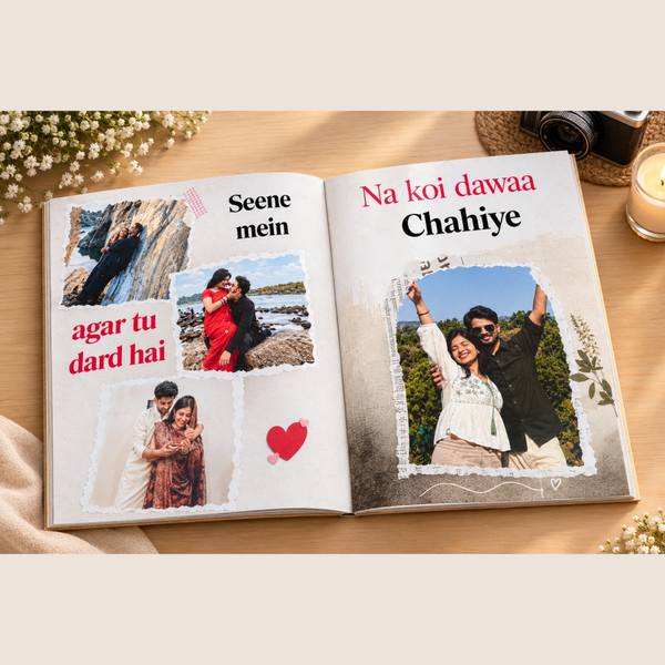 Customised Photo Magazine with Song Lyrics | 12-Page Personalized Love & Memory Magazine – Perfect Gift for Every Occasion (Copy)