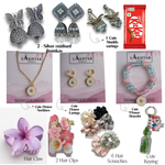 17 Pcs - Cute Flower Hamper For Her With Unique Gift Box Clip– Perfect for Birthday, Anniversary, Festive & Special Occasion Gifting”