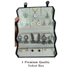 16 Pcs Luxury Jewelry Gift Hamper | Jhumkas, Earrings, Necklaces, Scrunchies, Claw & Custom Polaroids | Premium Velvet Box Combo.