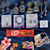 COMBO OF 16 PIECES GIFT HAMPER - 5 EARINGS , 1 RING , 1 NECKLECE , 1 BRACELET , 4 SCRUNCHIES , 2 HAIR CLAW - 1 KISSES CHOCOLATE- 1 KEYCHAIN