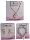 21-Piece FLOWER Design Exclusive Girls’ Accessory Gift Box with Jewelry, Clips & Polaroids